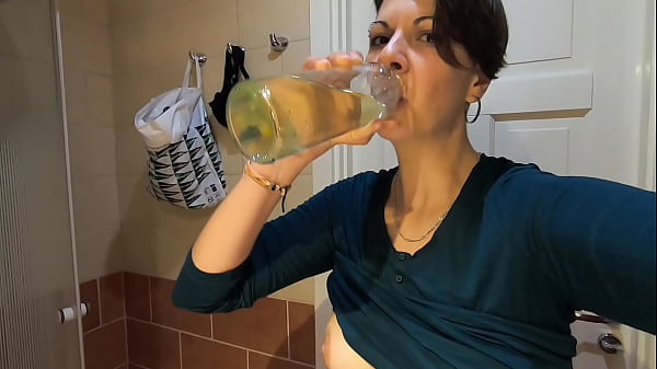 Peeing On Him Before She Swigs Her Own Piss thumbnail