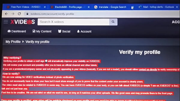 Verification video