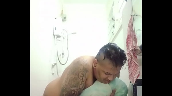 Vaibhav Is Fucking His Towel &_ Bathrobe Against The Bathroom Vanity