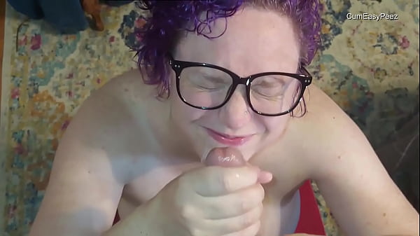 Busty Liza Blows Andy And Gives Him And Handjob With Him Cumming All Over Her Chin And Tits thumbnail