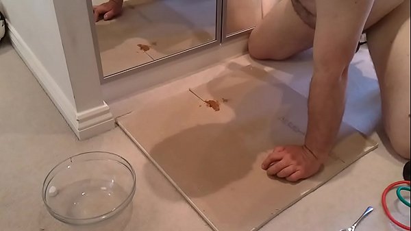 Total Gay Pig Eating Shit, Humilating Himself thumbnail