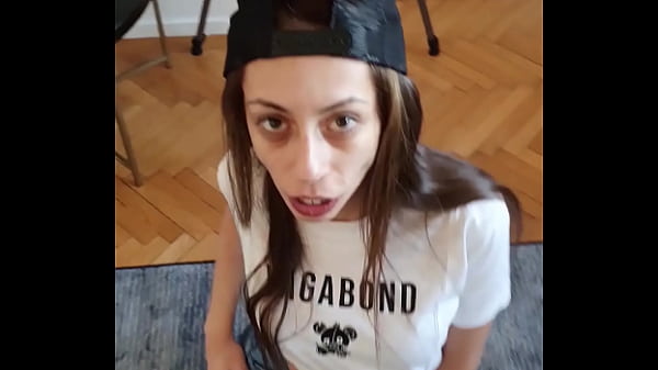 BTS - Candie Cross&rsquo;s Pre-Production Snack: Quick Blowjob and Cum Swallow Behind the Scenes 