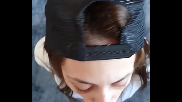 Bts candie cross&rsquo;s pre production quick blowjob and cum swallow behind the scenes