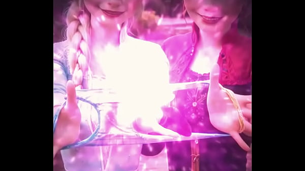 Nonton They're Tugging At Threads Of Temptation, Where Ice Meets Fire In A Playful Pull.no Kingdom Drama Here&mdash;just Sibling Spells For Stolen Glances And Whispered Wants. thumbnail