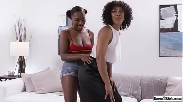 Ebony Stepdaughter Teaches Black Stepmom To Dance And Gets Horny.the Small Tits Milf Sucks Her Big Tits.she Facesits Her And Then Fingers Her Pussy thumbnail