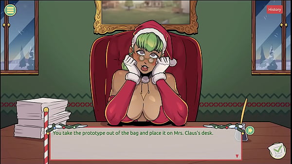 Claus' Secret Surprise [ Xmas Hentai Game ] Ep.5 Femboy Cum All Over Santa Elf Cute Face ! thumbnail