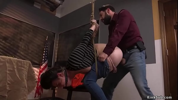 Nonton Dirty Detective Tommy Gags And Ties Evidence Clerk Casey Calvert In Strappado And Fucks Her Anal Then Pounds Her Asshole In Other Positions In The Office thumbnail