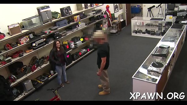 Sex in shop is happening in front of the camera this day