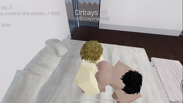 Nerd folla mi culo en el cuarto de sus padres! Roblox