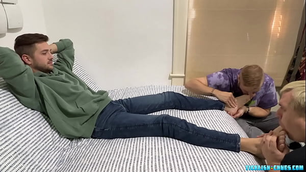 Matt And Ryder Worship Dimitris Feet 