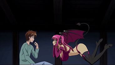 Hentai teen gets blowjob from hot vampire