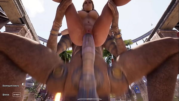 The Ancient Statue Has Awakened And Is Now Rhythmically Pounding Lara In All Her Holes. 3d Hentai Game Animation thumbnail