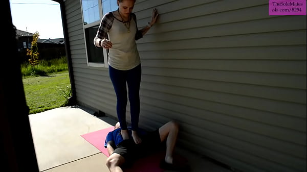 TSM – Monica tries trampling for her first time