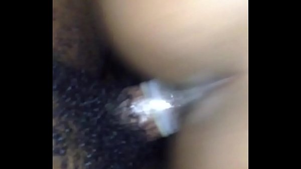 Ebony chick riding black dick 