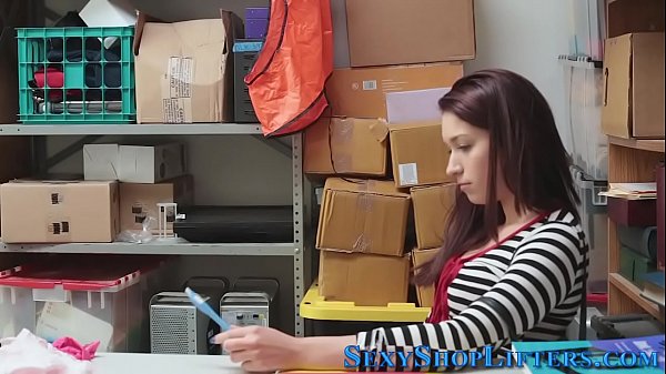 Real teen thief with small tits gets pounded by mall cop in hd 