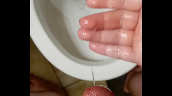 I cum in toilet
