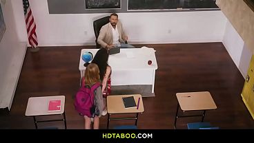 Nonton Cyberbully Troubles Force Lesbian Lovers To Make A Compromising Deal With Their Teacher For Help, Leading To Unexpected Consequences And New Dilemmas thumbnail