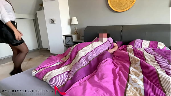 Business Woman Intense Quickie Before Office Work With Cum Swallow On Her Cute Boobs thumbnail