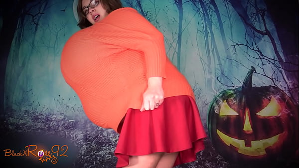 Velma's Donut Dilemma Halloween Cosplay Overeating Facestuffing Body Inflation thumbnail