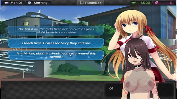 lewdtuber juega Huniepop #01 