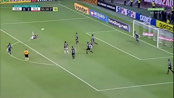 Ceará_ 0x3 Flamengo - Brasileiro 2019 - Gol de bike do Arrascaeta ( 18)
