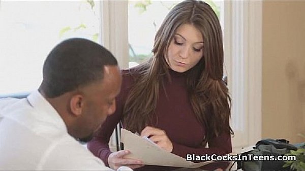 Riding that thick black dick on the couch 