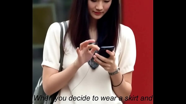 Nonton Attractive Chinese-looking Woman Got Upskirt By The Wind thumbnail