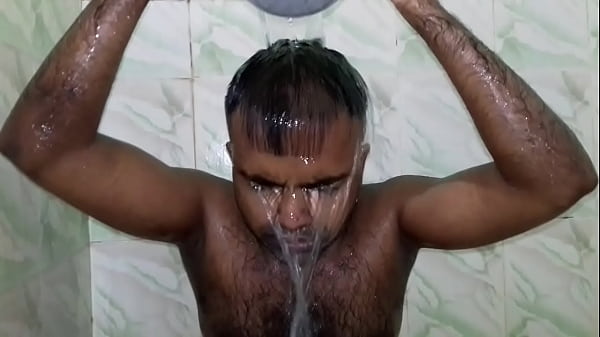 Indian Guy Taking Shower thumbnail