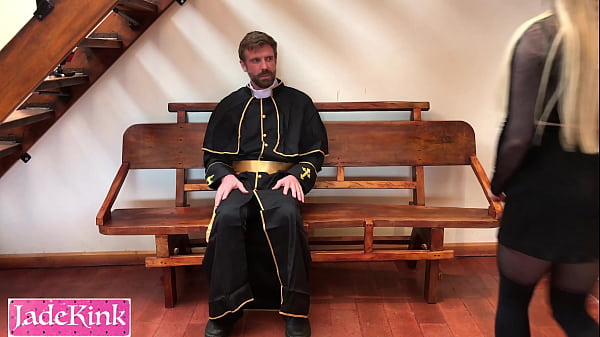 Pretty Girl Having Sex With Church Priest On Sunday thumbnail
