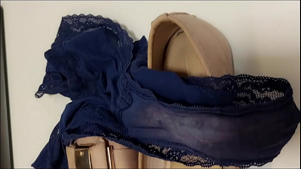 Masturbating With Flats And Dirty Wife's Panties On The Office Desk thumbnail