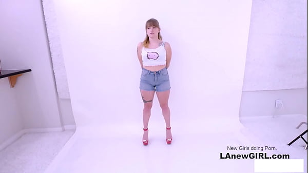 Hot Lesbian Makes A Move On Model At Casting thumbnail