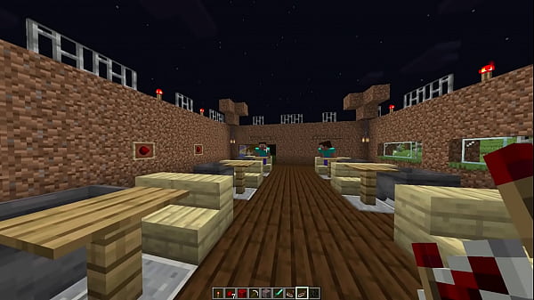 El profesor y su ense&ntilde;ansa sobre la redstone