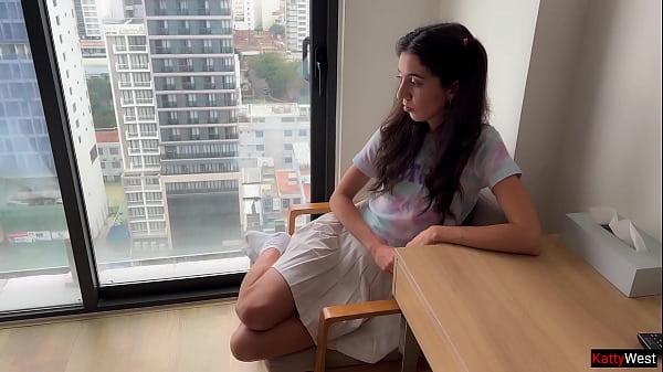 Nonton Step Sister Acts Weird And Asks To Fuck Her Hard And Cum On Her Face thumbnail