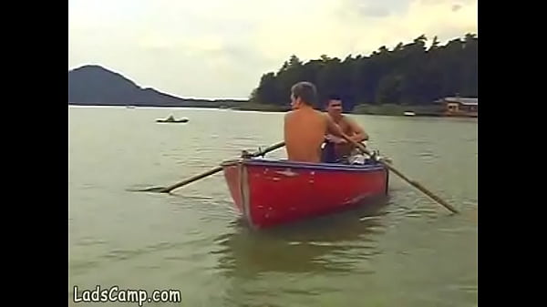 Hot Boys Rowing In A Boat And Sucking thumbnail