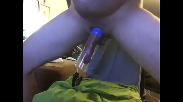 Pumped dick stroking