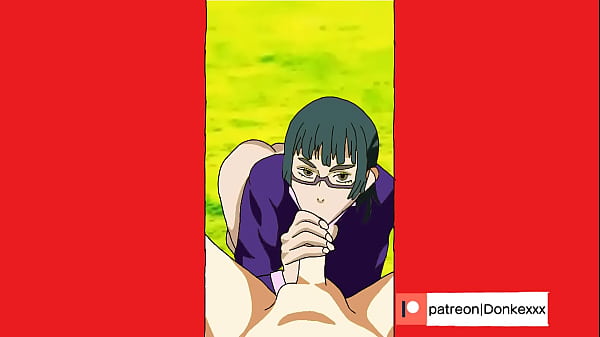 Maki Zenin gets fuck by Yuta after training