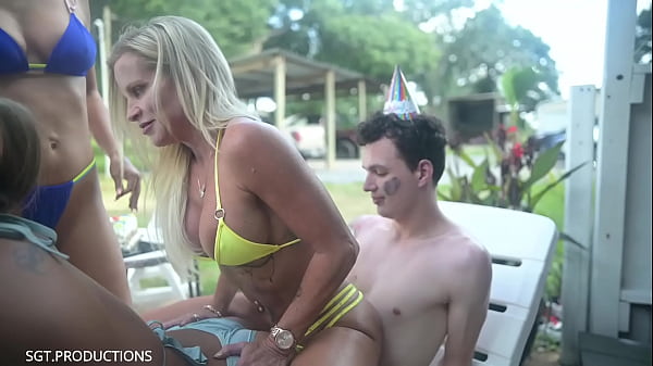 Nonton Whores For My Step Bro Bday thumbnail