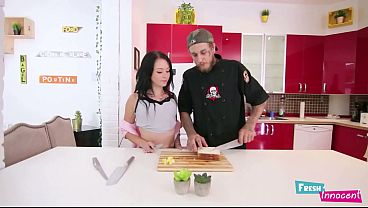 Nonton Fresh & Innocent - A Teen Babe With Small Tits Is Nailed By The Cook thumbnail