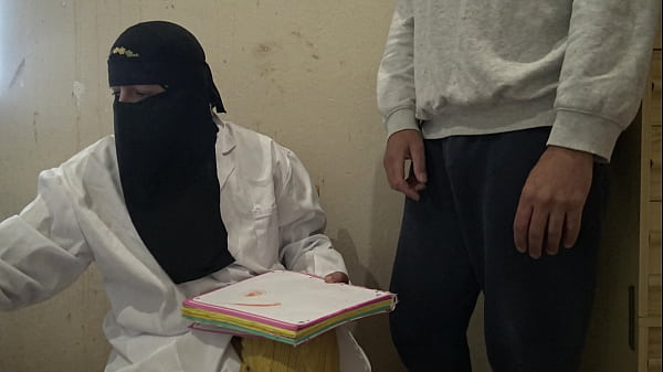 18 year old French boy is DISTURBED when his arabic doctor starts playing with his big cock 