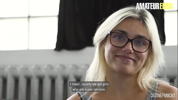 AMATEUR EURO - Amateur PAWG Blonde Gaby Hardcore Fucked In First Porn Audition 