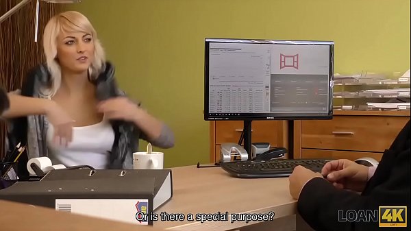 Loan4k. Nice Young Lady Gives A Head And Spreads Legs In Loan Office thumbnail
