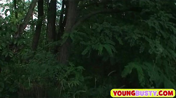 Busty chick fucked in the lake 