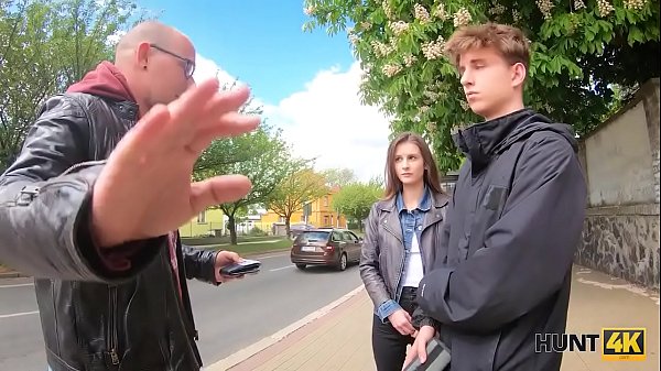 HUNT4K. Boy cant pay for his GF so she makes money like a slut 
