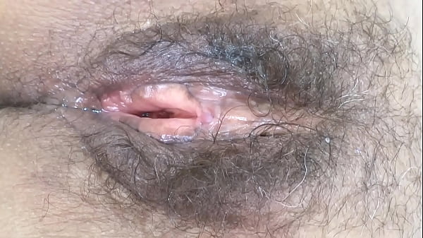 Stepmom shows off her big hairy pussy after fucking, she moans for more cock, she wants to keep fucking 