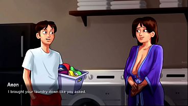 Step Mom Paused at the Door...Then Turned Around (18 ) | New Scene | Summertime Saga