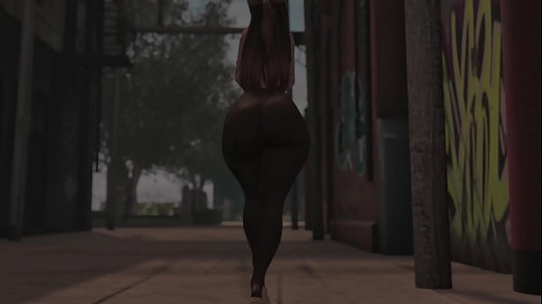 Swaying hips in see through tights in public second life