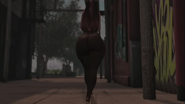 Strolling through the city streets hoping to attract attention, Second Life