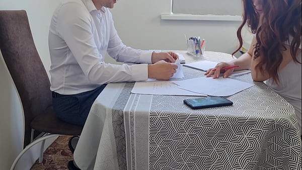 Beauty Gives A Blowjob And Gets A Creampie In Her Mouth From A Tutor thumbnail