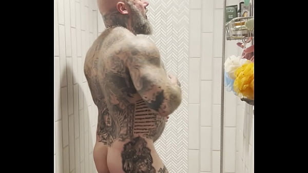 Masculine Jason Masturbating In The Shower 2022! thumbnail
