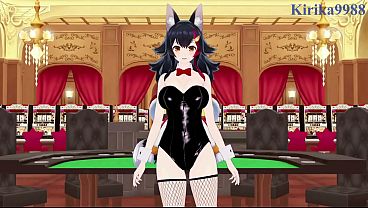 Nonton Ookami Mio (bunny Girl) And Inugami Korone (bunny Girl) Intense Sex. - Hololive Vtuber Hentai thumbnail